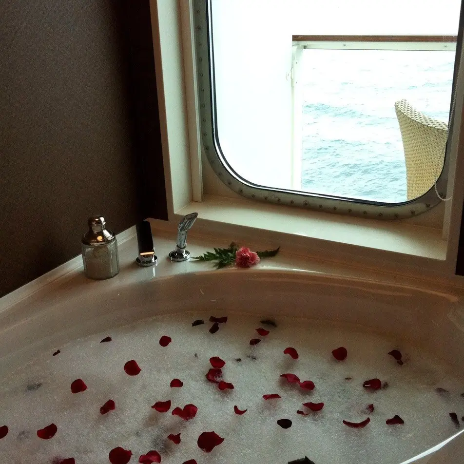 Bathtub faucet and bathroom fixtures